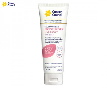 Cancer Council 澳美皙 日常保湿防晒霜SPF50+ 150毫升（2小时防水）